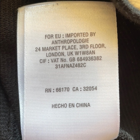 Anthropologie dress, black and white, size 0 - Picture 9 of 13